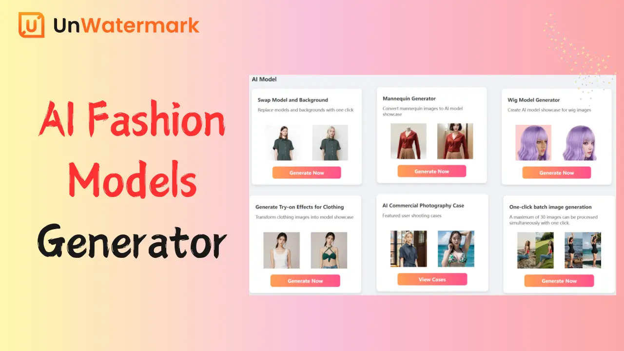 AI Fashion Models Generator