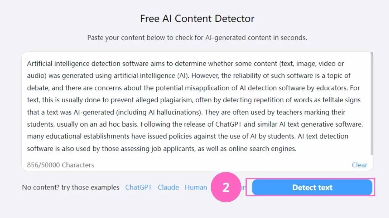 AI Writing Use Step 2